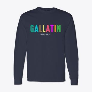 Gallatin Missouri Color Pop Classic Long Sleeve T-Shirt