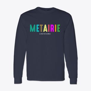 Metairie Louisiana Color Pop Classic Long Sleeve T-Shirt