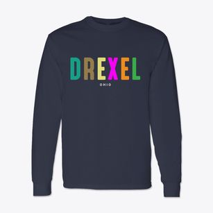 Drexel Ohio Color Pop Classic Long Sleeve T-Shirt