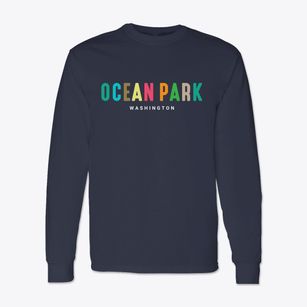 Ocean Park Washington Color Pop Classic Long Sleeve T-Shirt