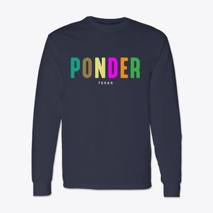Ponder Texas Color Pop Classic Long Sleeve T-Shirt