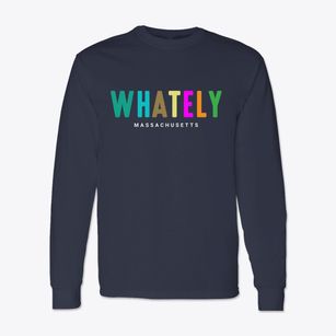 Whately Massachusetts Color Pop Classic Long Sleeve T-Shirt