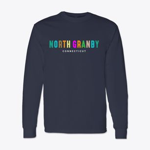 North Granby Connecticut Color Pop Classic Long Sleeve T-Shirt