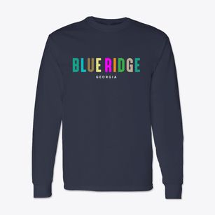 Blue Ridge Georgia Color Pop Classic Long Sleeve T-Shirt