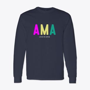 Ama Louisiana Color Pop Classic Long Sleeve T-Shirt