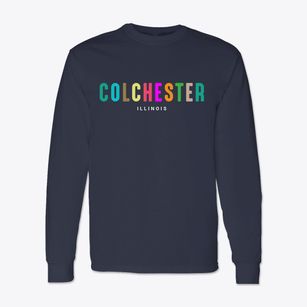 Colchester Illinois Color Pop Classic Long Sleeve T-Shirt