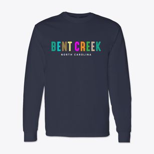 Bent Creek North Carolina Color Pop Classic Long Sleeve T-Shirt