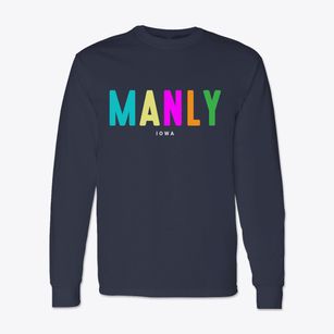 Manly Iowa Color Pop Classic Long Sleeve T-Shirt