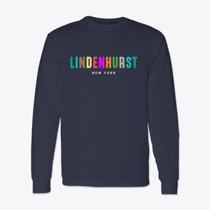 Lindenhurst New York Color Pop Classic Long Sleeve T-Shirt