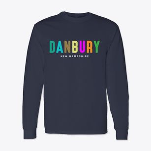 Danbury New Hampshire Color Pop Classic Long Sleeve T-Shirt
