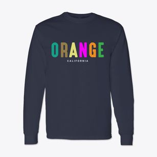 Orange California Color Pop Classic Long Sleeve T-Shirt