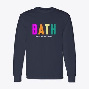 Bath New Hampshire Color Pop Classic Long Sleeve T-Shirt