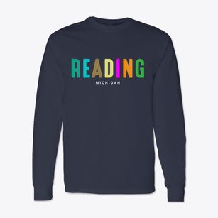 Reading Michigan Color Pop Classic Long Sleeve T-Shirt