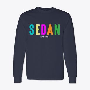 Sedan Kansas Color Pop Classic Long Sleeve T-Shirt