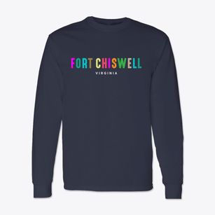 Fort Chiswell Virginia Color Pop Classic Long Sleeve T-Shirt