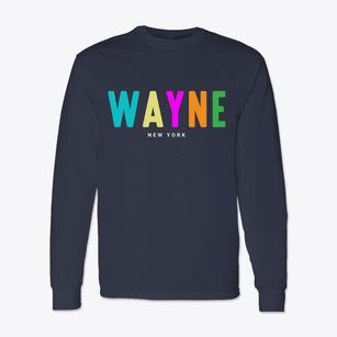 Wayne New York Color Pop Classic Long Sleeve T-Shirt