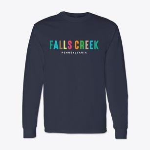Falls Creek Pennsylvania Color Pop Classic Long Sleeve T-Shirt