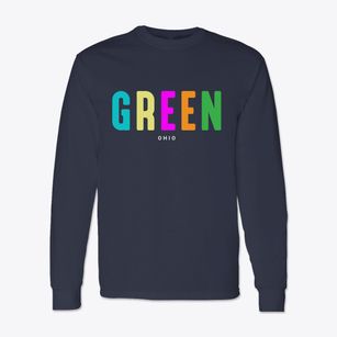 Green Ohio Color Pop Classic Long Sleeve T-Shirt