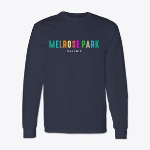 Melrose Park Illinois Color Pop Classic Long Sleeve T-Shirt