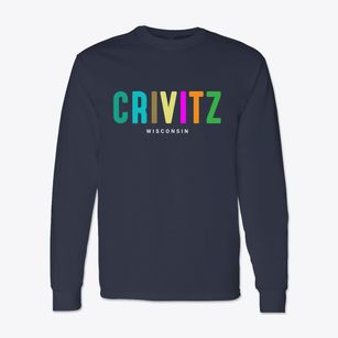 Crivitz Wisconsin Color Pop Classic Long Sleeve T-Shirt