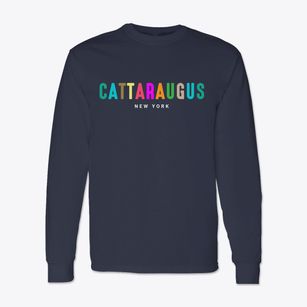 Cattaraugus New York Color Pop Classic Long Sleeve T-Shirt