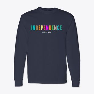 Independence Virginia Color Pop Classic Long Sleeve T-Shirt