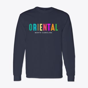 Oriental North Carolina Color Pop Classic Long Sleeve T-Shirt
