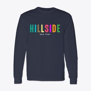 Hillside New York Color Pop Classic Long Sleeve T-Shirt