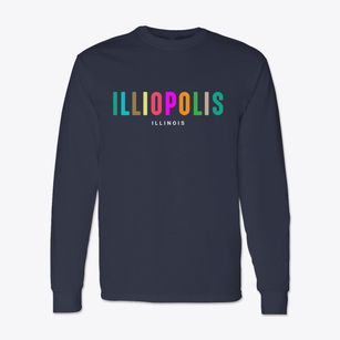Illiopolis Illinois Color Pop Classic Long Sleeve T-Shirt