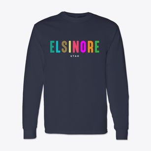 Elsinore Utah Color Pop Classic Long Sleeve T-Shirt