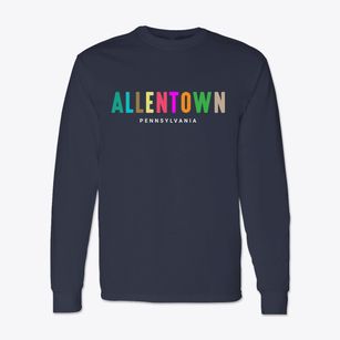 Allentown Pennsylvania Color Pop Classic Long Sleeve T-Shirt