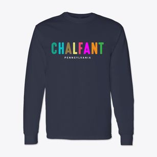Chalfant Pennsylvania Color Pop Classic Long Sleeve T-Shirt