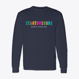 Stantonsburg North Carolina Color Pop Classic Long Sleeve T-Shirt
