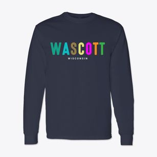 Wascott Wisconsin Color Pop Classic Long Sleeve T-Shirt