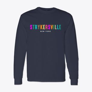 Strykersville New York Color Pop Classic Long Sleeve T-Shirt