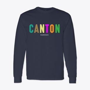 Canton Kansas Color Pop Classic Long Sleeve T-Shirt