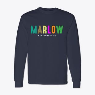 Marlow New Hampshire Color Pop Classic Long Sleeve T-Shirt