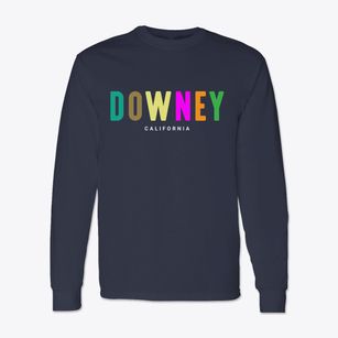 Downey California Color Pop Classic Long Sleeve T-Shirt