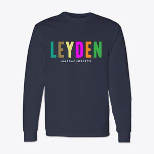 Leyden Massachusetts Color Pop Classic Long Sleeve T-Shirt
