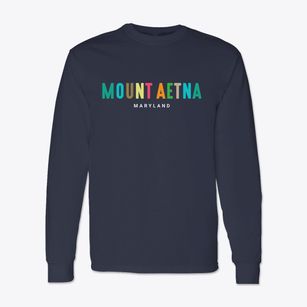 Mount Aetna Maryland Color Pop Classic Long Sleeve T-Shirt
