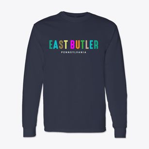 East Butler Pennsylvania Color Pop Classic Long Sleeve T-Shirt