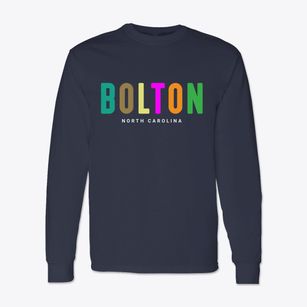 Bolton North Carolina Color Pop Classic Long Sleeve T-Shirt