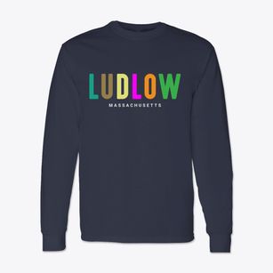 Ludlow Massachusetts Color Pop Classic Long Sleeve T-Shirt