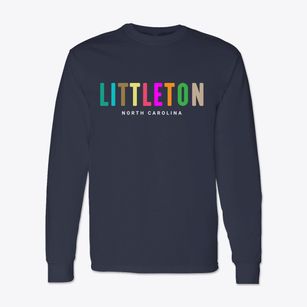 Littleton North Carolina Color Pop Classic Long Sleeve T-Shirt