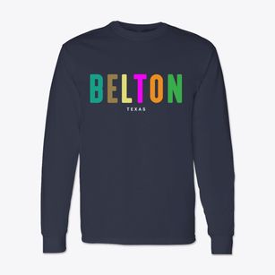 Belton Texas Color Pop Classic Long Sleeve T-Shirt