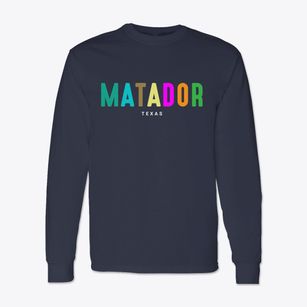 Matador Texas Color Pop Classic Long Sleeve T-Shirt