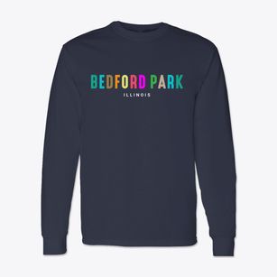 Bedford Park Illinois Color Pop Classic Long Sleeve T-Shirt
