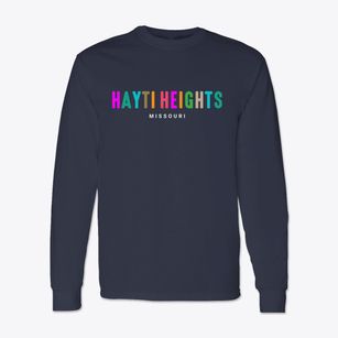 Hayti Heights Missouri Color Pop Classic Long Sleeve T-Shirt