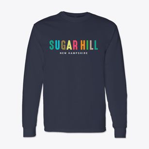 Sugar Hill New Hampshire Color Pop Classic Long Sleeve T-Shirt
