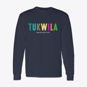 Tukwila Washington Color Pop Classic Long Sleeve T-Shirt